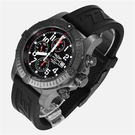 breitling super avenger blacksteel limited edition replica|Breitlind Avenger Skiland Blacksteel .